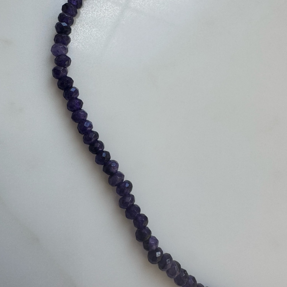 NWOT Tuckernuck Amethyst Necklace - Picture 4 of 8